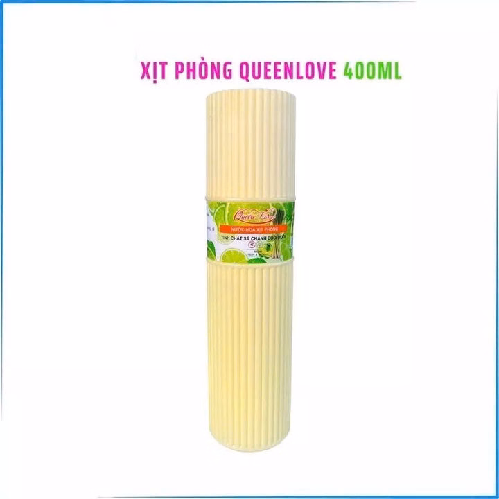 Nước Hoa Xịt Phòng Khử Mùi Đuổi Muỗi Queen Love 400Ml 4 Mùi - Gdn - Ảnh 5