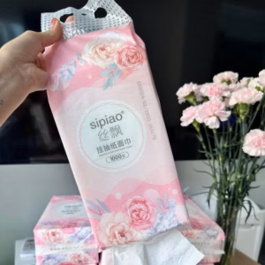 [Combo 10 Bịch] Giấy Rút Sipiao Chef&Chef Tq-Hoa Hồng - Gdn