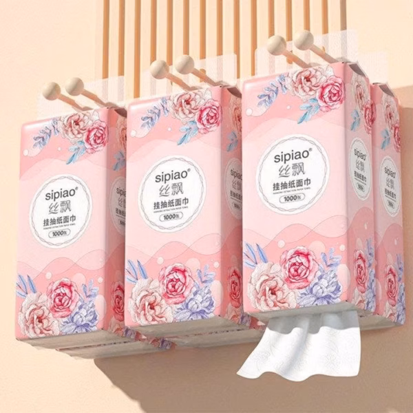 [Combo 10 Bịch] Giấy Rút Sipiao Chef&Chef Tq-Hoa Hồng - Gdn - Ảnh 5