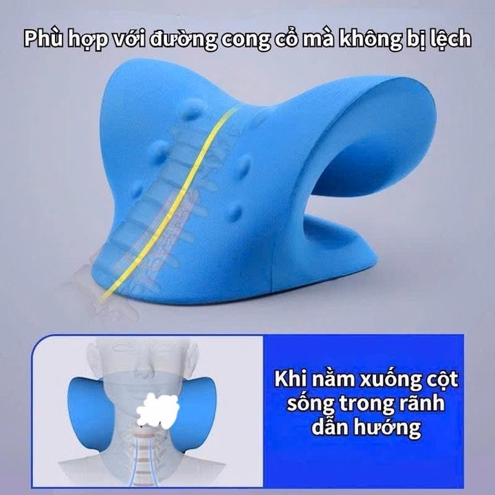 Gối Nâng Đỡ Đốt Sống Cổ Hỗ Trợ Giấc Ngủ - Ảnh 4