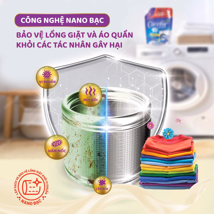 Nước Giặt Xả Đậm Đặc Carefor Matic 3600Ml (Hương Nắng Mai) - Ảnh 8