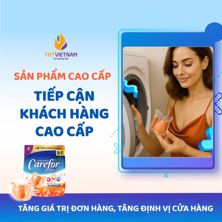 Viên Giặt Xả Carefor Matic Hương Gió Xuân 315Gram - Túi 30 Viên - Ảnh 7