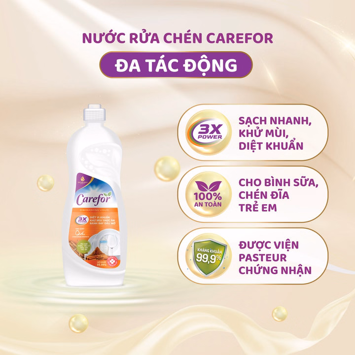 Nước Rửa Chén Bát Carefor 800Ml - Ảnh 5