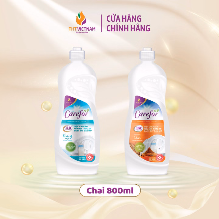 Nước Rửa Chén Bát Carefor 800Ml - Ảnh 4