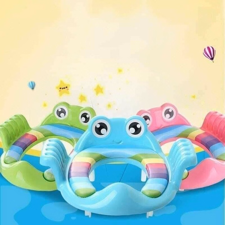 Thu Nhỏ Bồn Cầu Hình Ếch Cho Bé Siêu Xinh - Ảnh 2