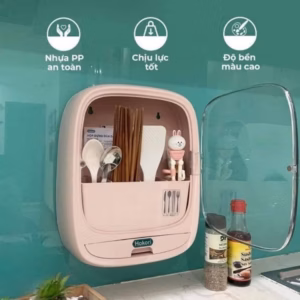 Hộp Đựng Đũa Dán Tường Hokori Tiện Ích