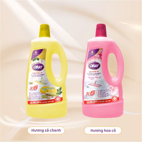 Nước Lau Sàn Đậm Đặc Obay 1900Ml - Ảnh 4