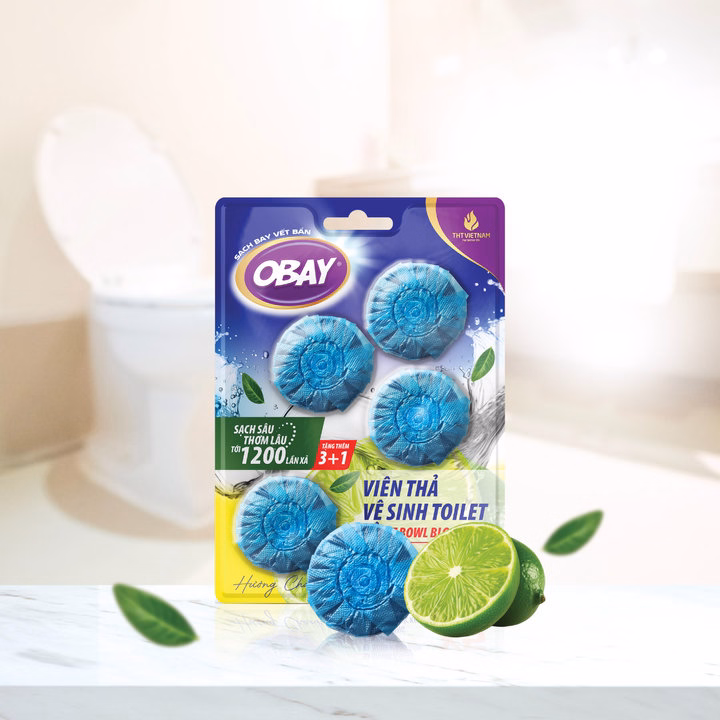 Viên Thả Vệ Sinh Toilet Obay - Vỉ 4 Viên - Ảnh 7