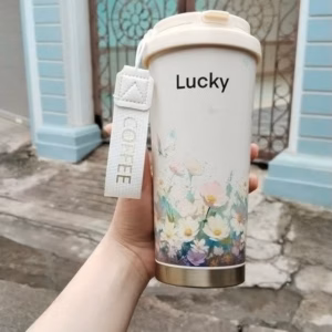 Cốc Giữ Nhiệt Hoa Lá Cành