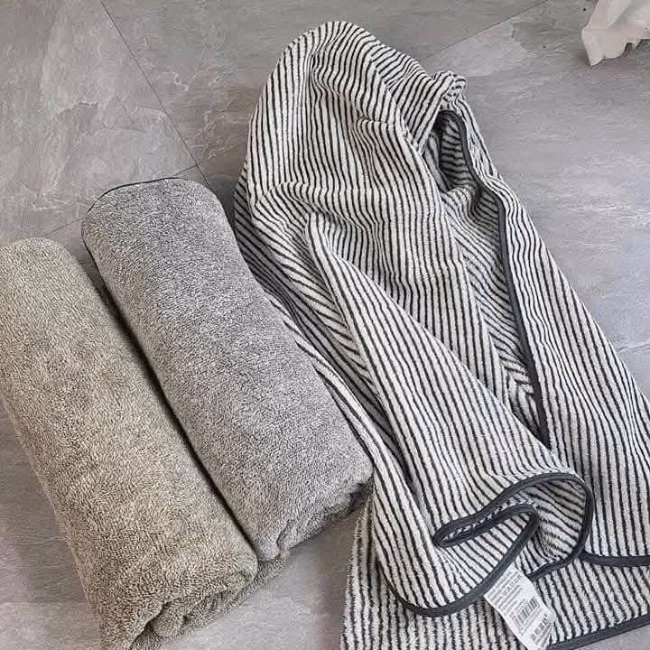 Set 2 Khăn Tắm Cottong, Siêu Thấm Hút Tốt Cho Mọi Gia Đình - Ảnh 7