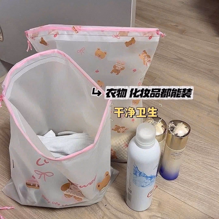 Túi Đựng Giày, Chống Bụi Bẩn, Dạng Dây Rút Siêu Tiện - Ảnh 3