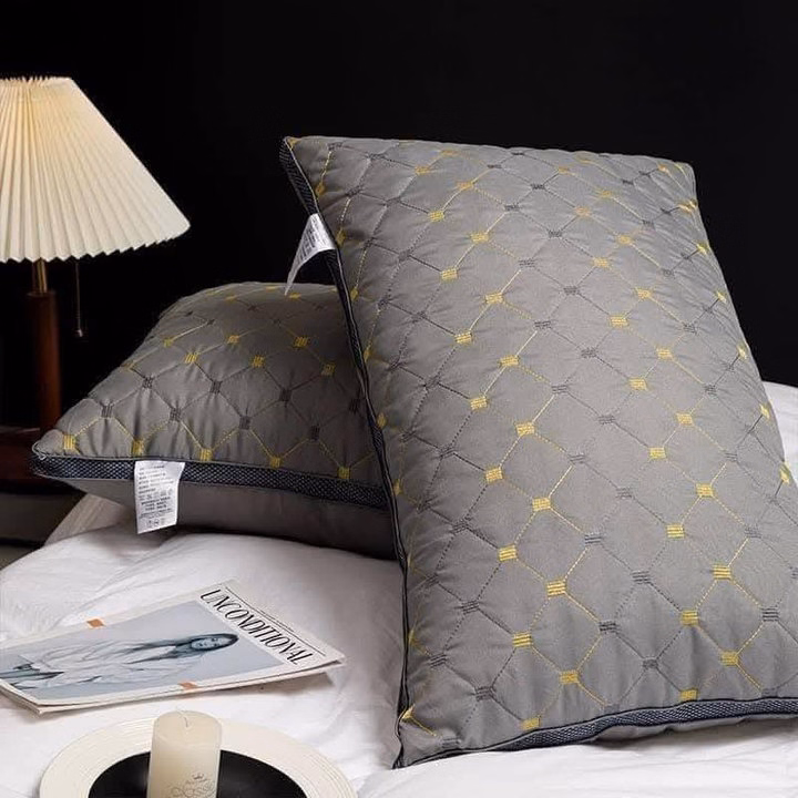 Gối Bông Trần Trám , Ruột Gối Bông Tự Nhiên Cao Cấp - Ảnh 3