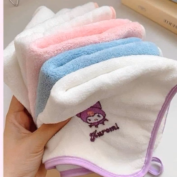 Sét 5 Khăn Mặt Kuromi Cho Bé