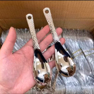 Combo 10 Thìa Phở Inox 304 Sâu Lòng Bền Đẹp