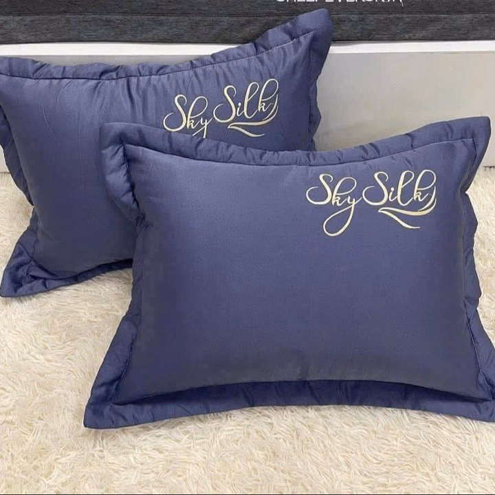 Vỏ Gối Lụa Siêu Xịn Mềm Mịn Mướt Tay Sét 2 Chiếc - Ảnh 2