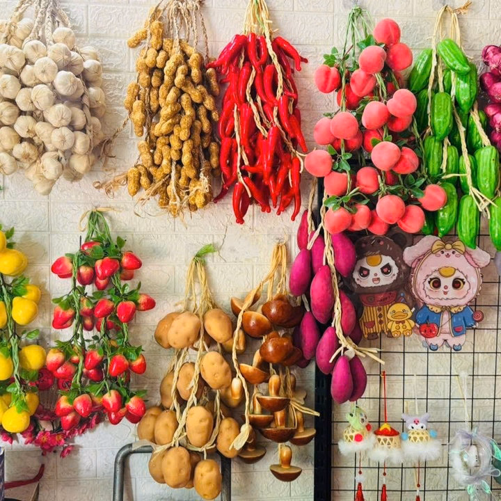 Dây Nông Sản - Củ Quả Giả - Cho Quán Cà Phê, Bếp, Quán Ăn, Lễ Hội, Nhà Hàng, Khách Sạn - Ảnh 11