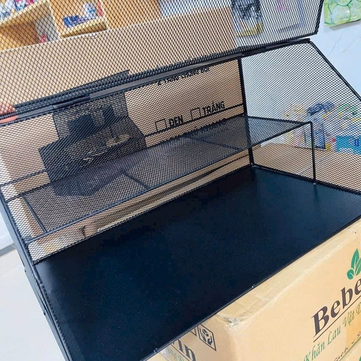 Lồng Bàn Lưới Thép Để Thức Ăn, 2 Tầng Tránh Côn Trùng Chất Liệu Thép Sơn Tĩnh Điện Bền Đẹp - Ảnh 7