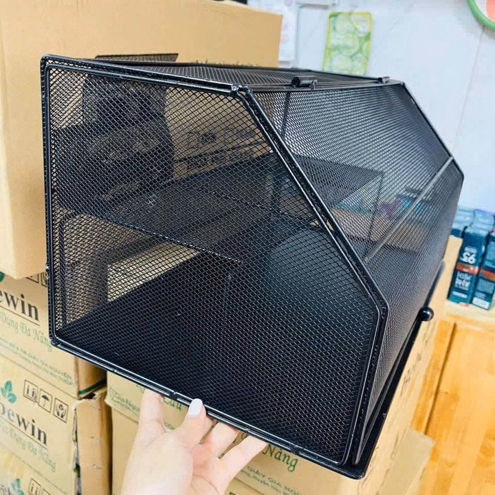 Lồng Bàn Lưới Thép Để Thức Ăn, 2 Tầng Tránh Côn Trùng Chất Liệu Thép Sơn Tĩnh Điện Bền Đẹp - Ảnh 5