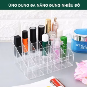 Khay Đựng Son, Mỹ Phẩm 24 Ô Trong Suốt Sp0316 - Lady'S Passion