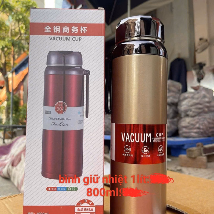 Bình Nước Giữ Nhiệt Inox Vacum Tiện Dụng - Ảnh 5