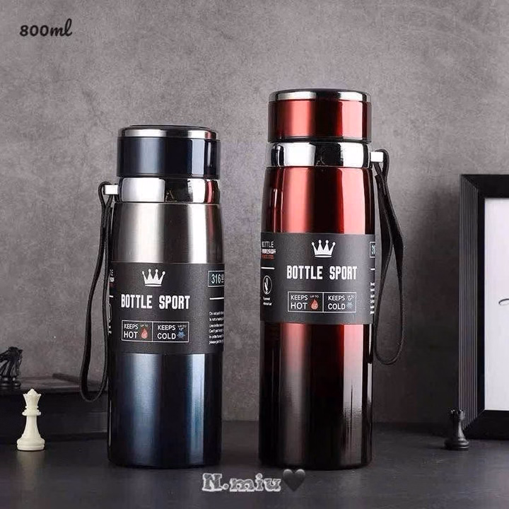 Bình Nước Giữ Nhiệt Inox Vacum Tiện Dụng - Ảnh 3