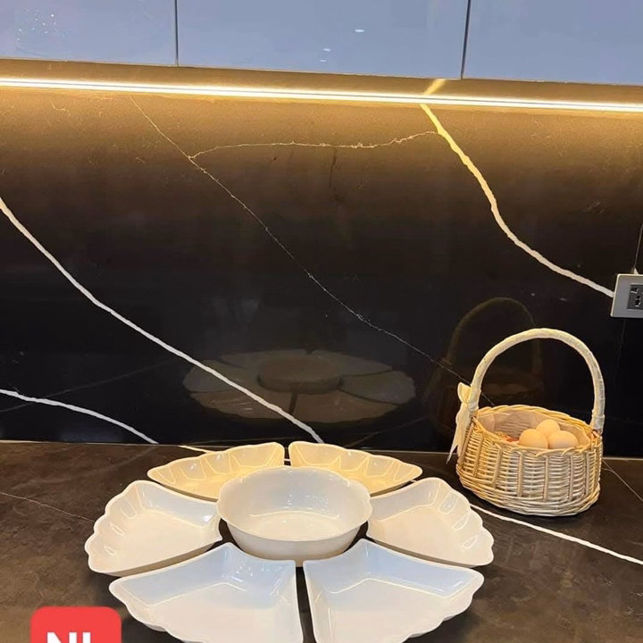 Bộ Bát Hoa Mặt Trời Nhựa Phíp Đường Kính 50Cm - Ảnh 3