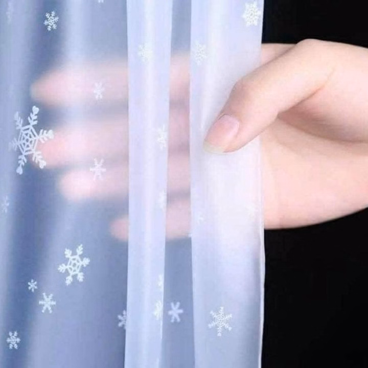 Áo Mưa Bông Tuyết Trong Suốt - Ảnh 6