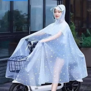 Áo Mưa Bông Tuyết Trong Suốt