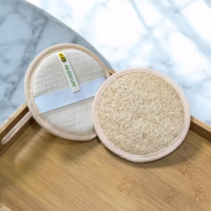 Bông Massage Xơ Mướp - Size 12 Cm – Làm Sạch Tự Nhiên, Chăm Sóc Làn Da Hoàn Hảo - Kb