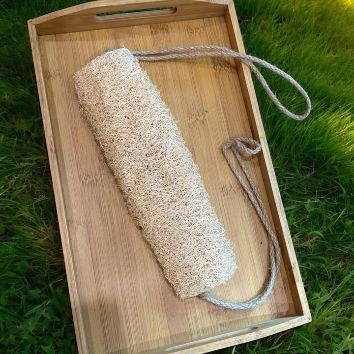 Đai Kỳ Lưng Xơ Mướp Nguyên Trái Lành Tính .Công Dụng Tẩy Tế Bào Chết Dưỡng Ẩm Massage Toàn Diện - Kb - Ảnh 3