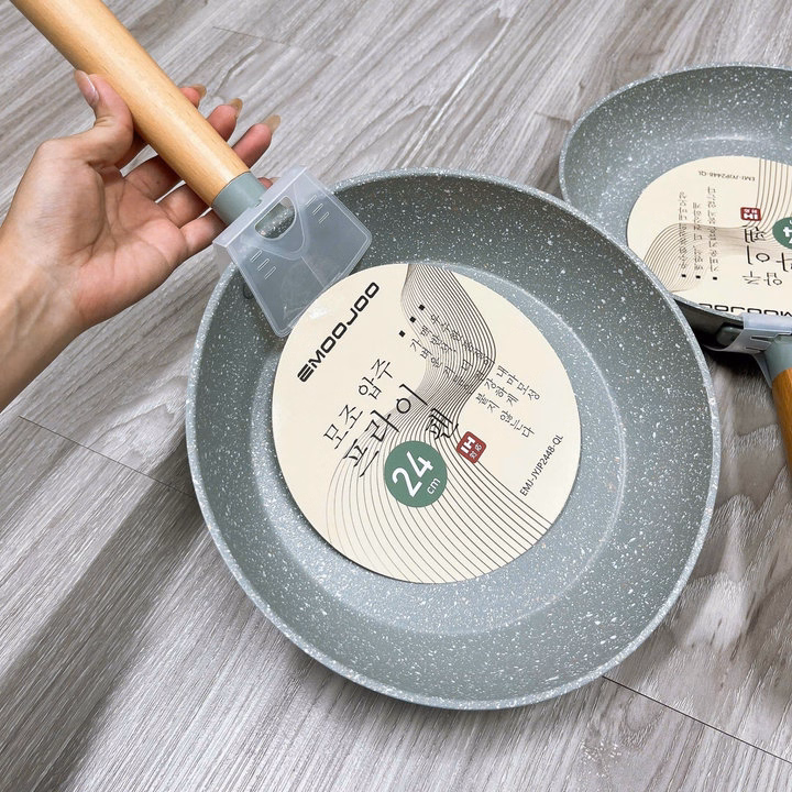Chảo Cạn Đá Xanh Emoojoo 24Cm - Gdn - Ảnh 2