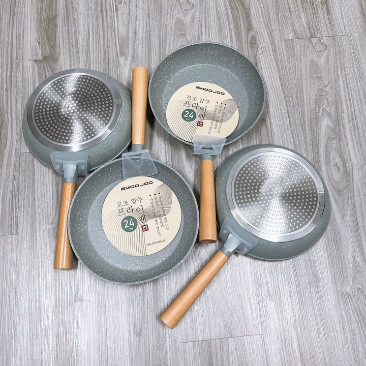 Chảo Cạn Đá Xanh Emoojoo 24Cm - Gdn - Ảnh 4