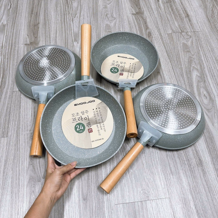 Chảo Cạn Đá Xanh Emoojoo 24Cm - Gdn