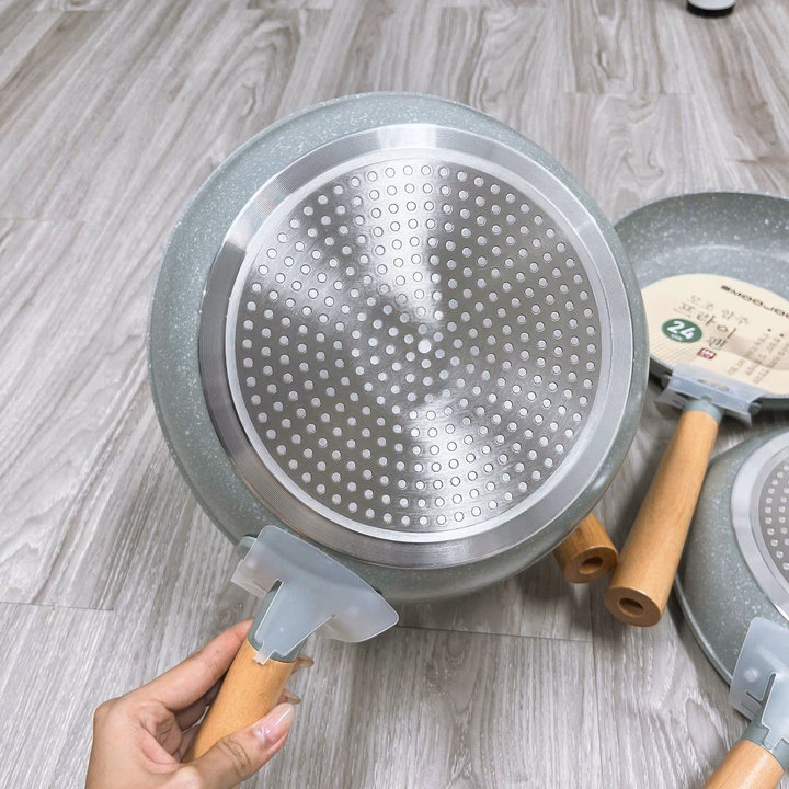 Chảo Cạn Đá Xanh Emoojoo 24Cm - Gdn - Ảnh 3