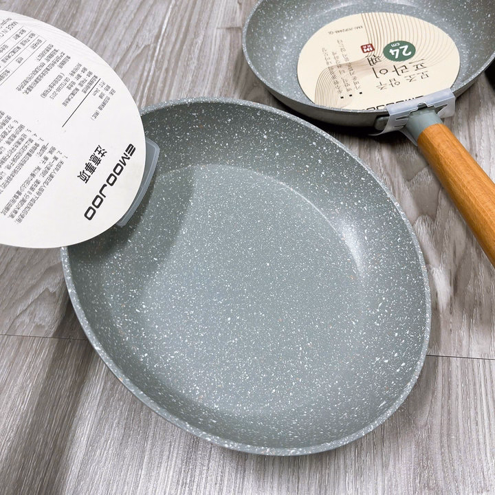 Chảo Cạn Đá Xanh Emoojoo 24Cm - Gdn - Ảnh 5