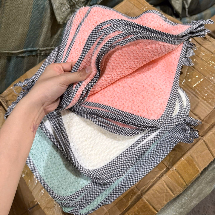 Set 10 Khăn Caro Vuông Bếp 25X25 -Gdn