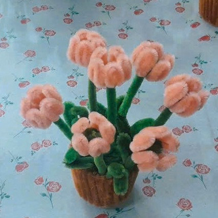 Chậu Hoa Tuylip Bằng Kẽm Nhung Handmade 14X12X6Cm 04F1025 Yukishop - Ảnh 6
