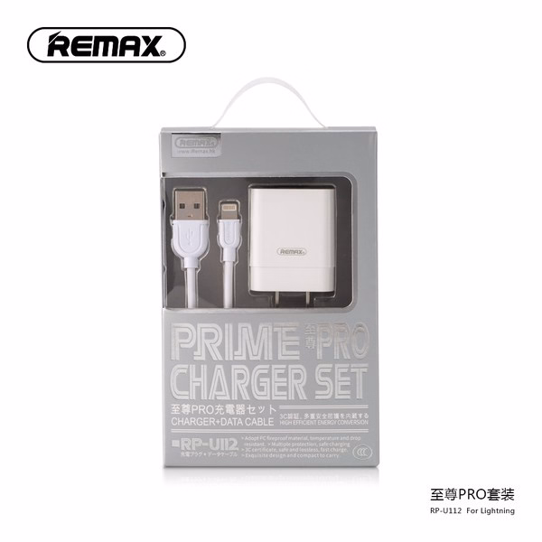 Combo Củ Sạc Cáp Lightning Rpu112 - Remax