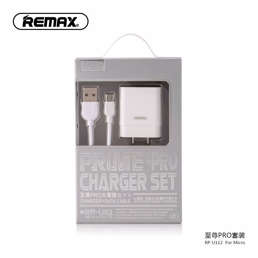 Combo Củ Sạc Cáp Micro Rp-U112 - Remax