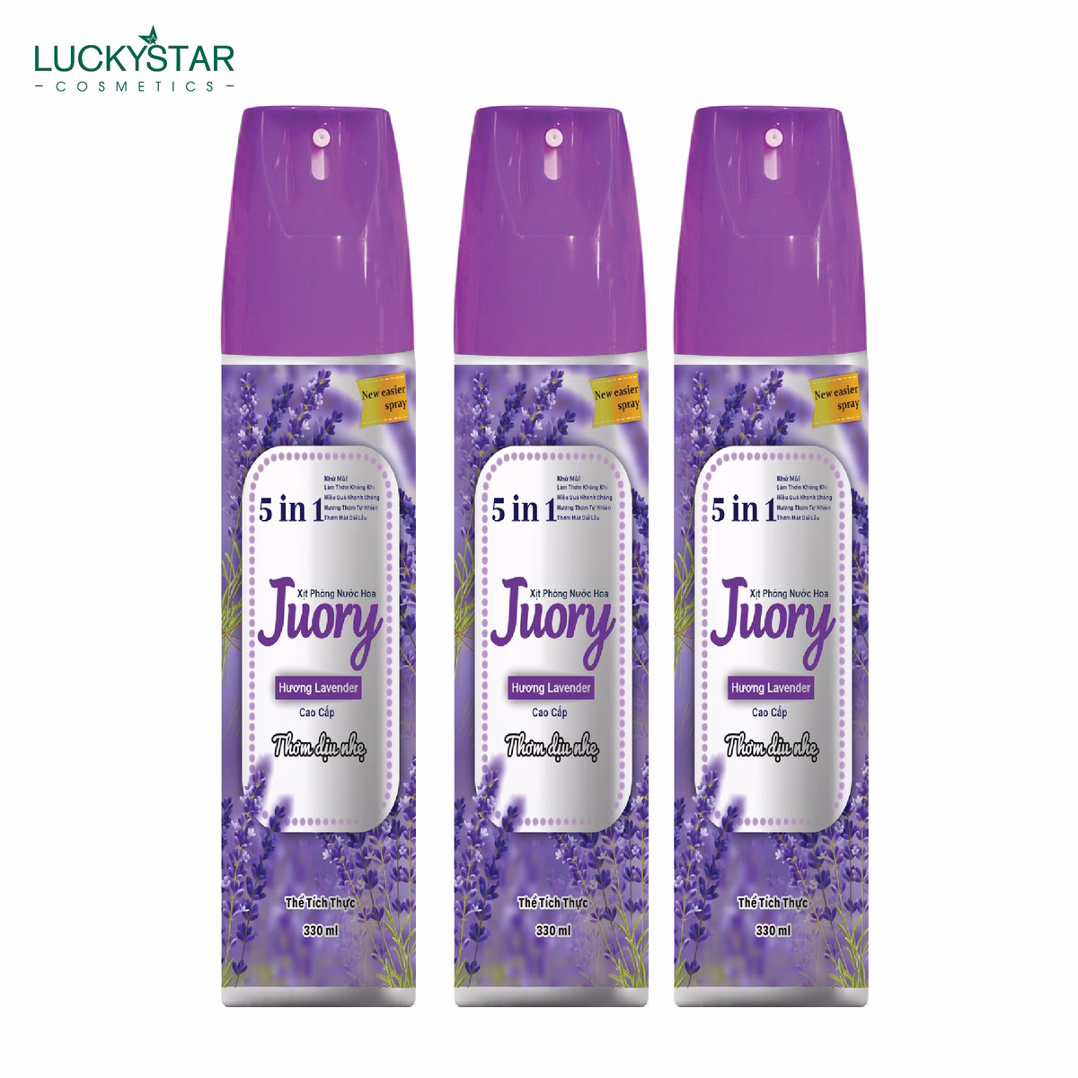 Xịt Phòng Nước Hoa Juory 5In1 330Ml - Lucky Star - Ảnh 6