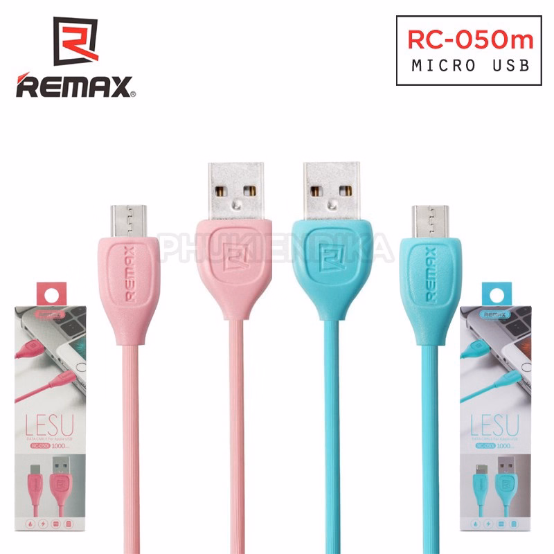 Cáp Sạc Micro Rc-050M (Giao Màu Ngẫu Nhiên) - Remax - Ảnh 2