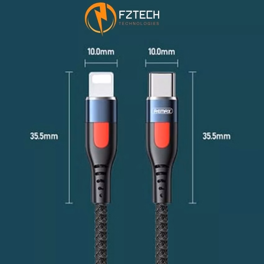 Dây Sạc Nhanh Iphone 20W Rc188I Cáp Sạc Type C To Lightning - Remax - Ảnh 4
