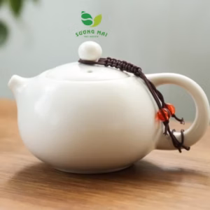 Bộ Ấm Chén Sứ Pha Trà 5 Món - Sương Mai