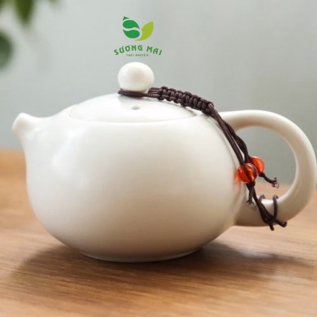 Bộ Ấm Chén Sứ Pha Trà 5 Món - Sương Mai