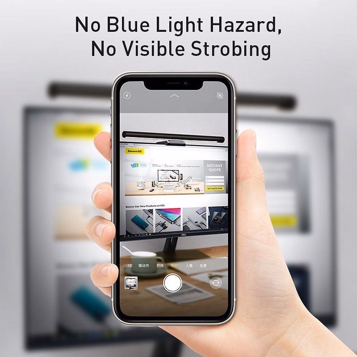 Đèn Treo Màn Hình Máy Tính I-Work (Giao Màu Ngẫu Nhiên) - Baseus - Ảnh 8