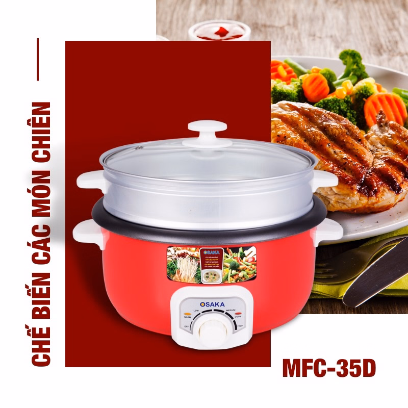 Lẩu Điện Đa Năng Mfc-35D 3.0L - Osaka - Ảnh 2