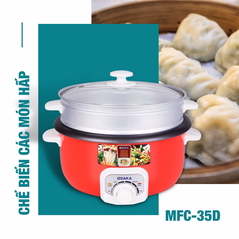 Lẩu Điện Đa Năng Mfc-35D 3.0L - Osaka - Ảnh 4