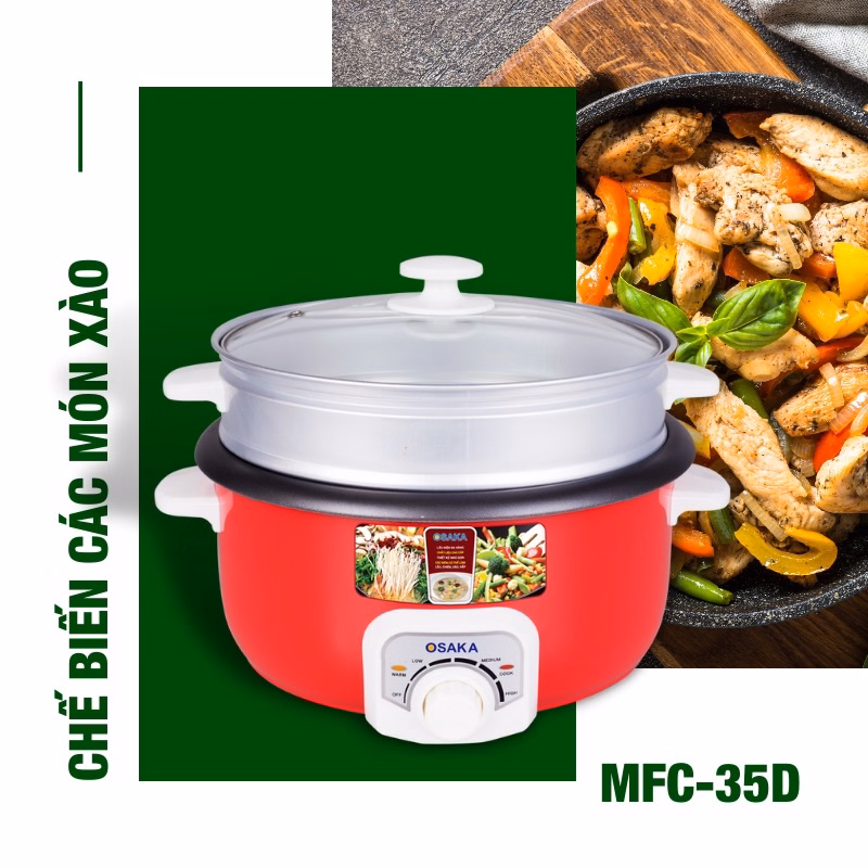 Lẩu Điện Đa Năng Mfc-35D 3.0L - Osaka - Ảnh 5