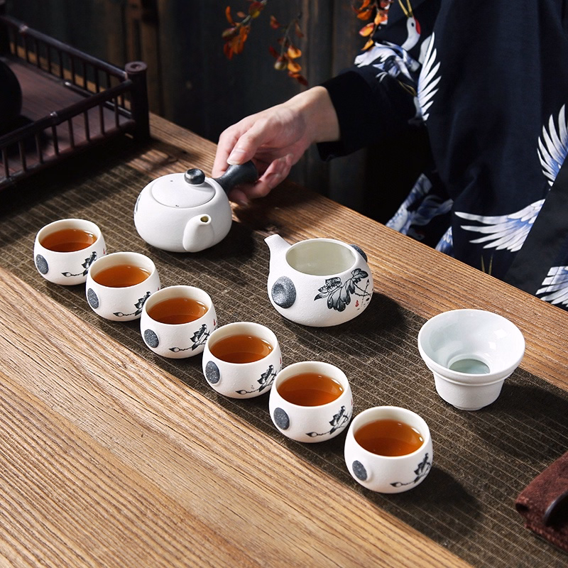 Bộ Ấm Pha Trà Định Châu Hoa Sen - Sương Mai - Ảnh 4