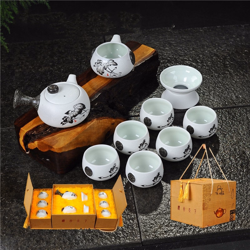 Bộ Ấm Pha Trà Định Châu Hoa Sen - Sương Mai - Ảnh 5